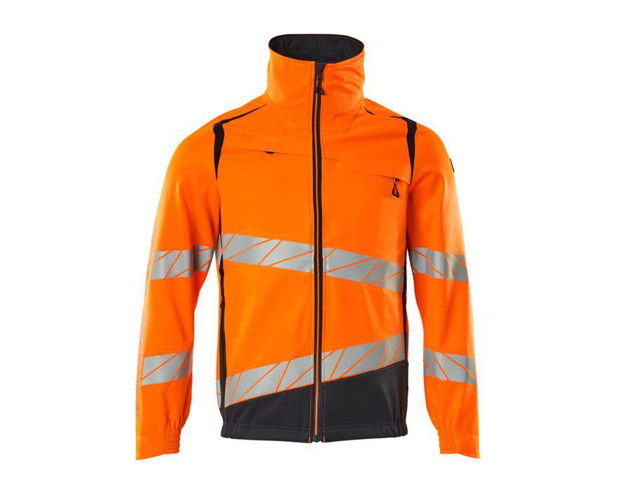 Jacke ACCELERATE SAFE hi-vis orange/schwarzblau