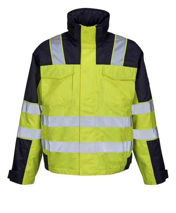 Winterjacke SAFE IMAGE hi-vis gelb/marine