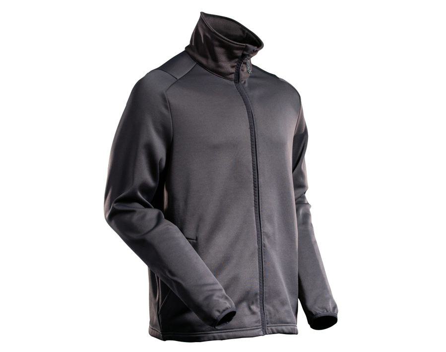 Fleecepullover mit Reißverschluss CUSTOMIZED schwarz