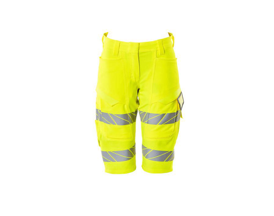 Shorts, lang ACCELERATE SAFE hi-vis gelb