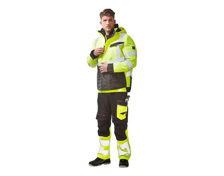 Winterjacke SAFE SUPREME hi-vis orange/dunkelanthrazit