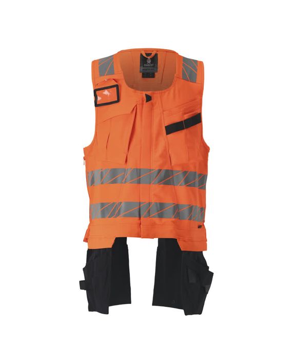 Werkzeugweste ACCELERATE SAFE hi-vis orange/schwarzblau