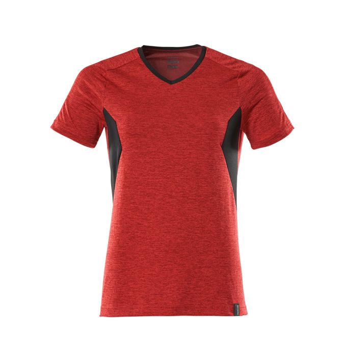 T-Shirt ACCELERATE verkehrsrot/schwarz