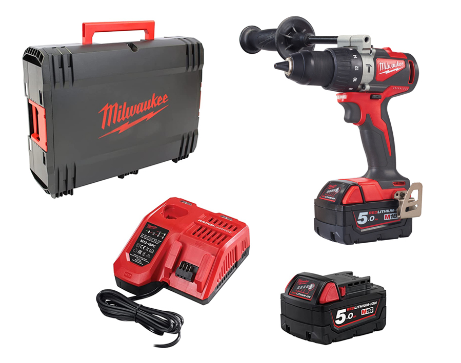 Trapano/avvitatore con percussione a batteria M18 BLPD2-502X  