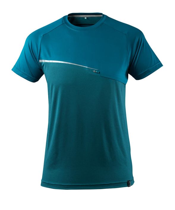 T-Shirt ADVANCED Dunkelpetroleum