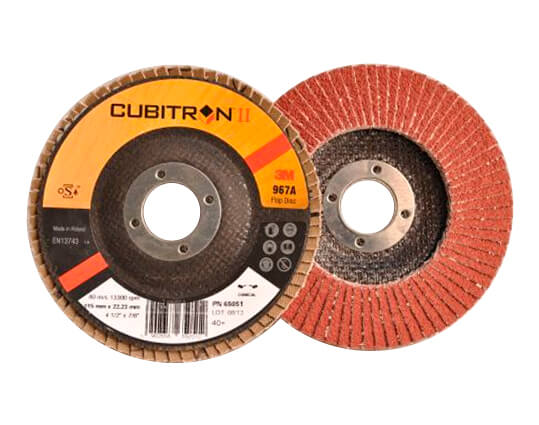 Fächerschleifscheibe Cubitron II 967A flach  