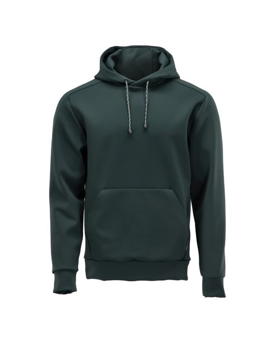 Fleece Kapuzensweatshirt CUSTOMIZED waldgrün