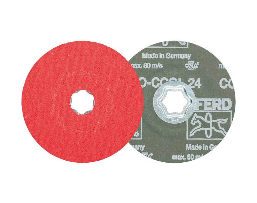 COMBICLICK-Fiberschleifscheibe, Keramikkorn, Ø 115 mm