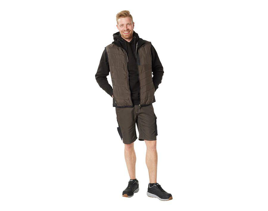 Kapuzensweatshirt CROSSOVER vollschwarz