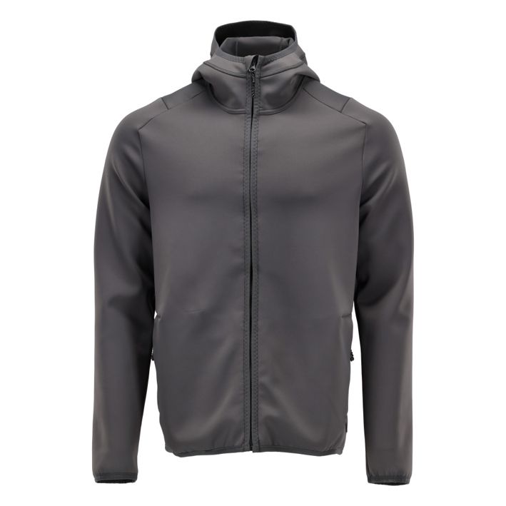 Fleecepullover mit Kapuze CUSTOMIZED Anthrazitgrau