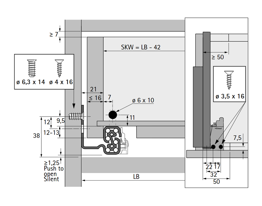 るうページ Vollauszug HETTICH Quadro V6 YOU mit Silent System
