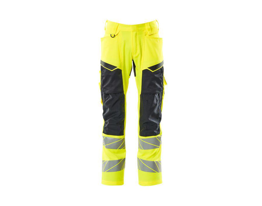 Hose mit Knietaschen ACCELERATE SAFE hi-vis gelb/schwarzblau