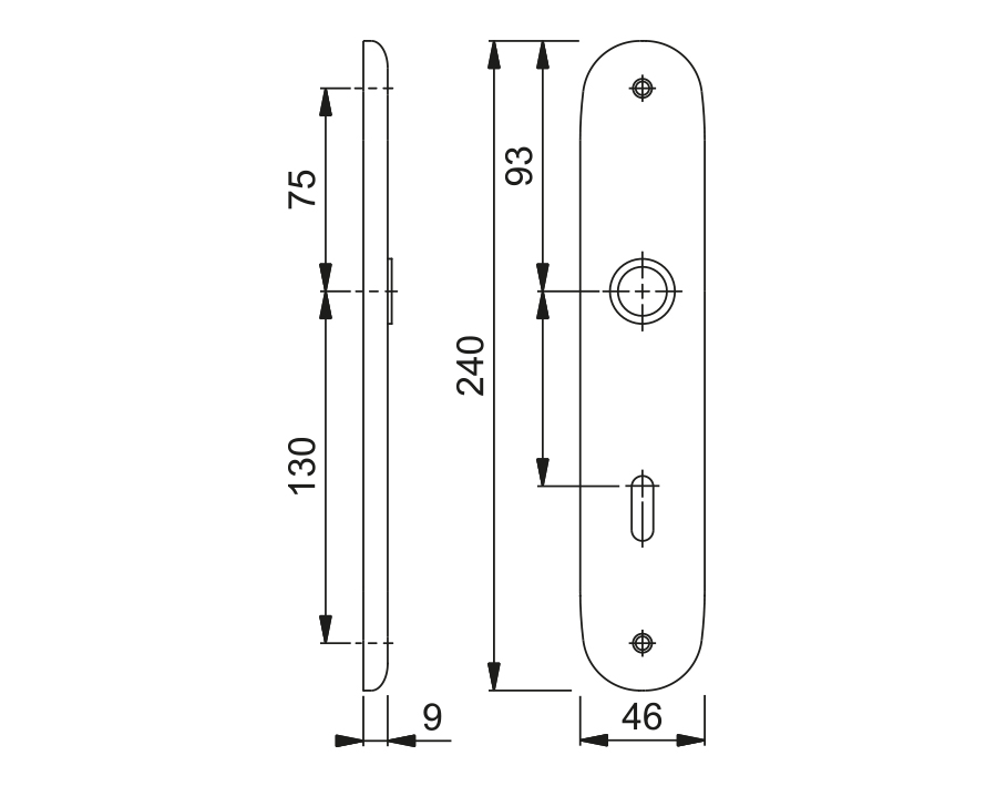 Langschild-Paar Mod. 273P