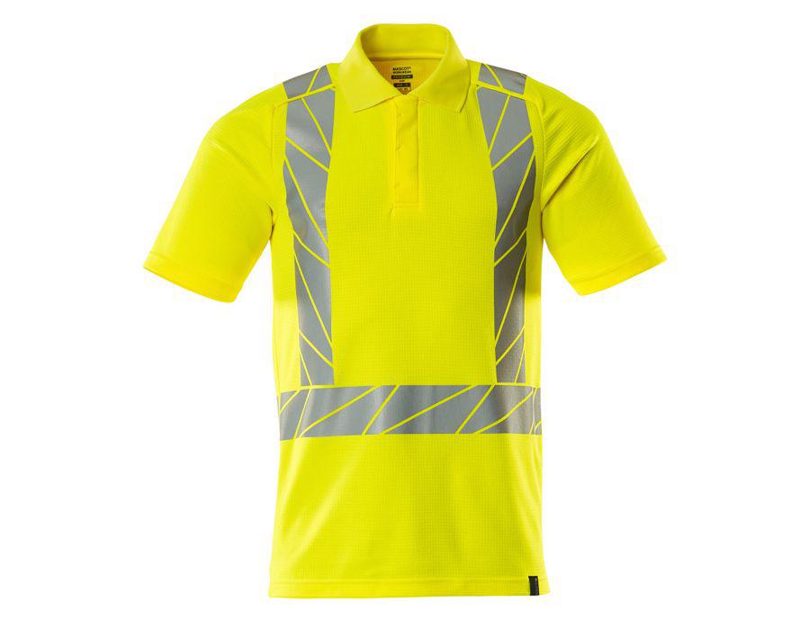 Polo-Shirt ACCELERATE SAFE hi-vis gelb