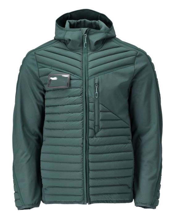 Jacke mit Kapuze CUSTOMIZED waldgrün