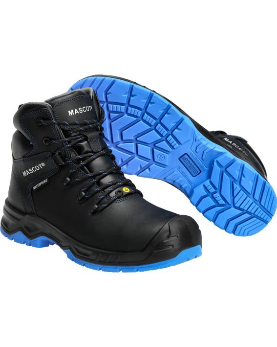 Sicherheitsstiefel FOOTWEAR FLEX schwarz/kornblau