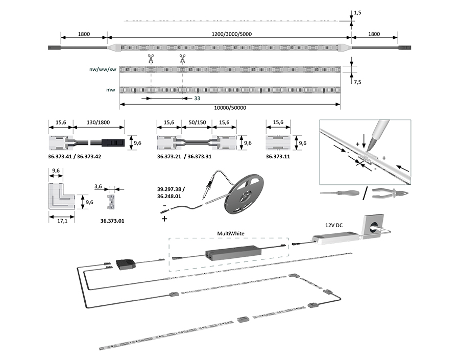 LED-Anbauleuchte Versa Inside 1200 