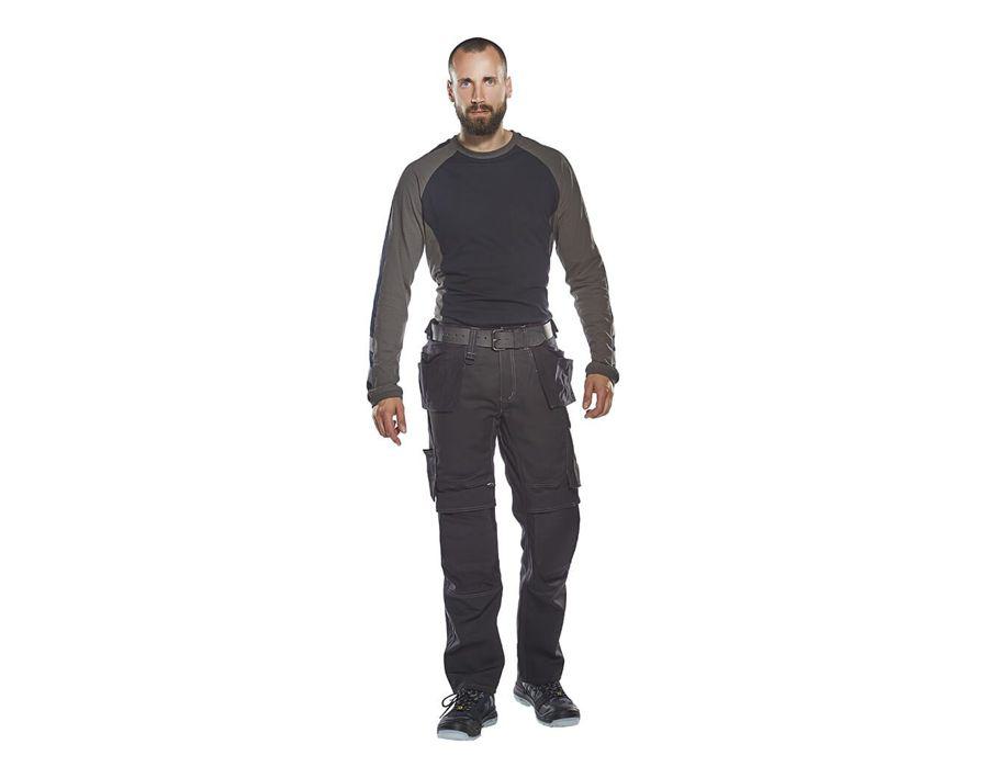 Hose mit Hängetaschen UNIQUE schwarz
