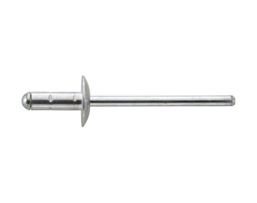 PolyGrip®-Mehrbereichs-Blindniet, Alu/Stahl, Großkopf