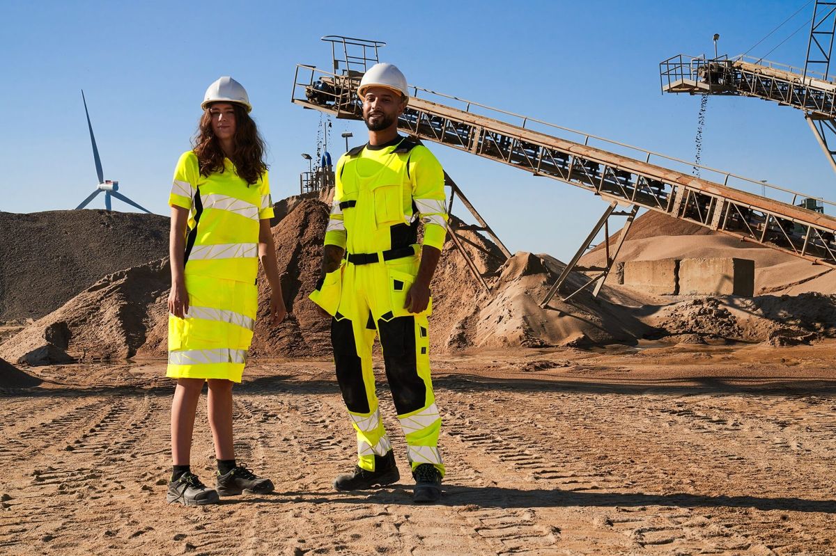 Kombihose ACCELERATE SAFE hi-vis gelb/schwarz
