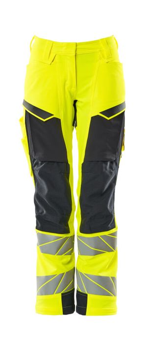 Hose mit Knietaschen ACCELERATE SAFE hi-vis gelb/schwarzblau