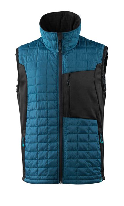 Thermoweste ADVANCED Dunkelpetroleum/ schwarz