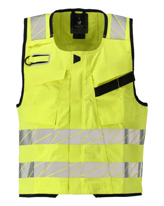 Werkzeugweste ACCELERATE MULTISAFE hi-vis gelb/schwarzblau