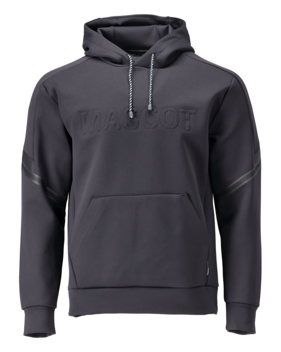 Fleece Kapuzensweatshirt CUSTOMIZED schwarzblau