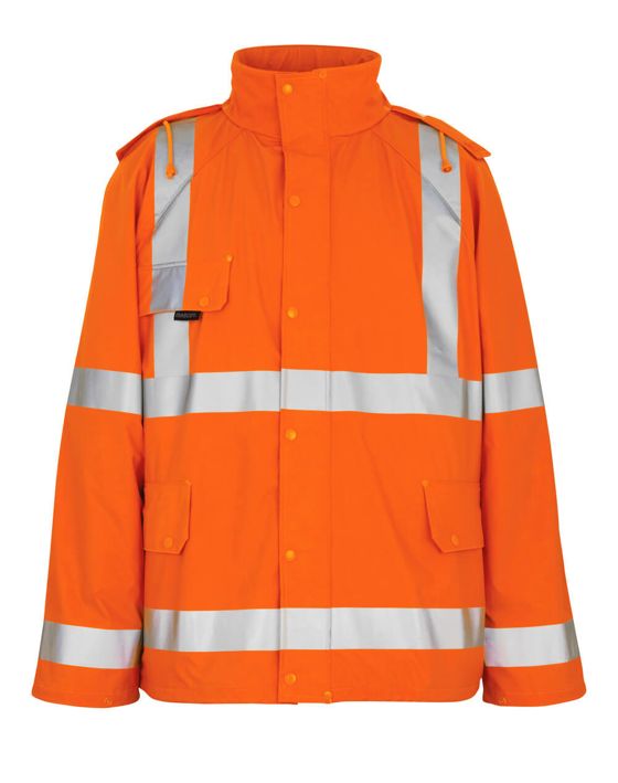 Regenjacke SAFE AQUA hi-vis orange