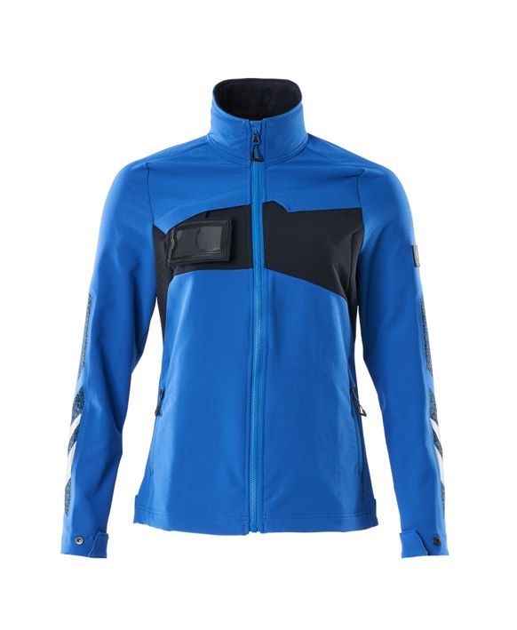 Jacke ACCELERATE azurblau/schwarzblau