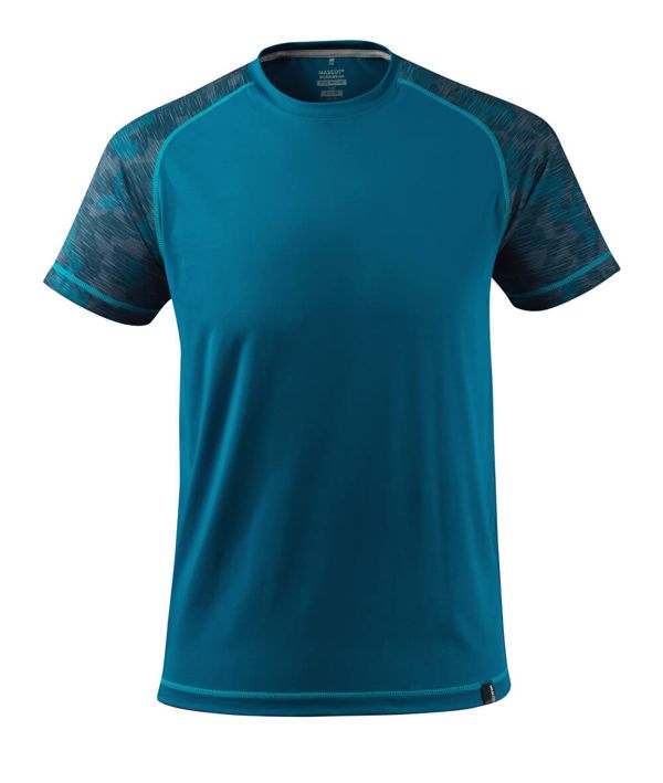 T-Shirt ADVANCED Dunkelpetroleum