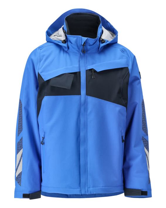 Winterjacke ACCELERATE azurblau/schwarzblau
