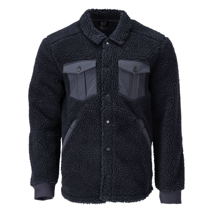 Faserpelz Hemd CUSTOMIZED schwarzblau