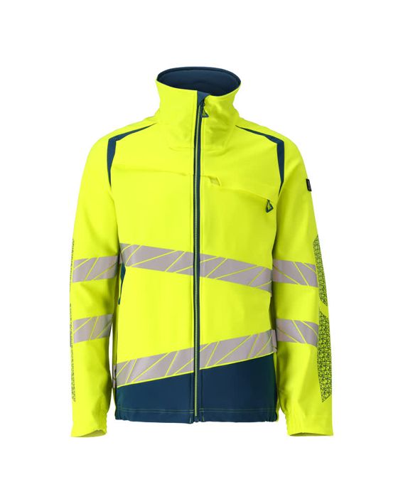 Jacke ACCELERATE SAFE hi-vis gelb/dunkelpetroleum
