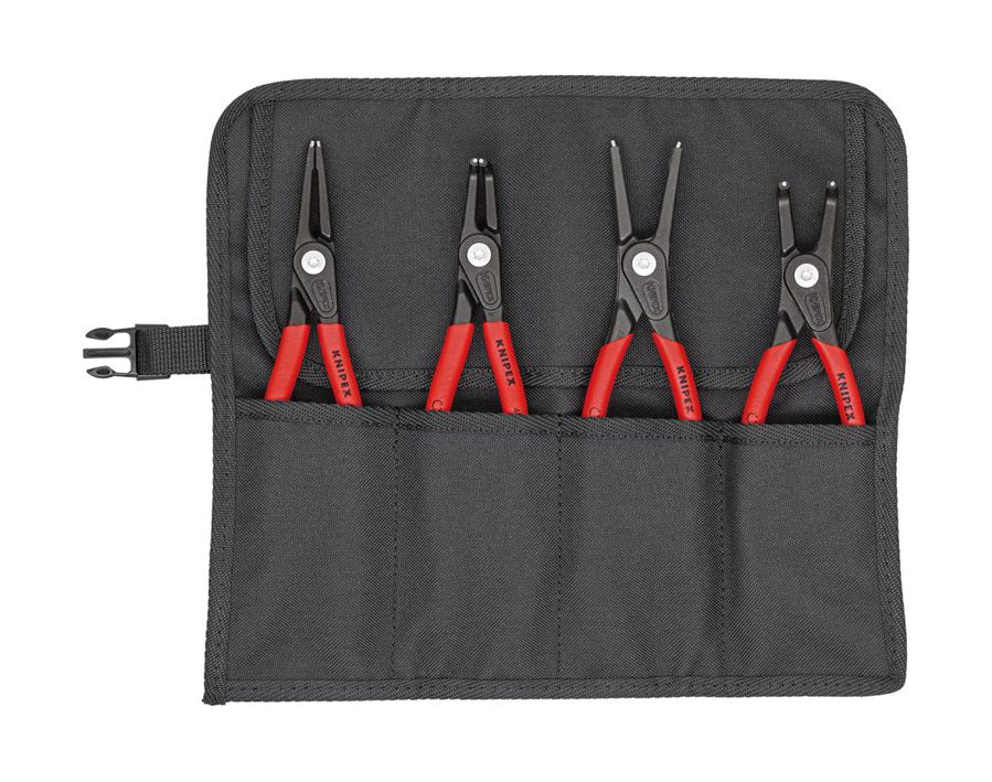 Präzisions-Sicherungsringzangen-Satz, in Rolltasche