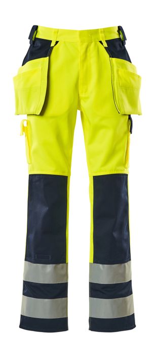 Hose mit Hängetaschen SAFE COMPETE hi-vis gelb/marine