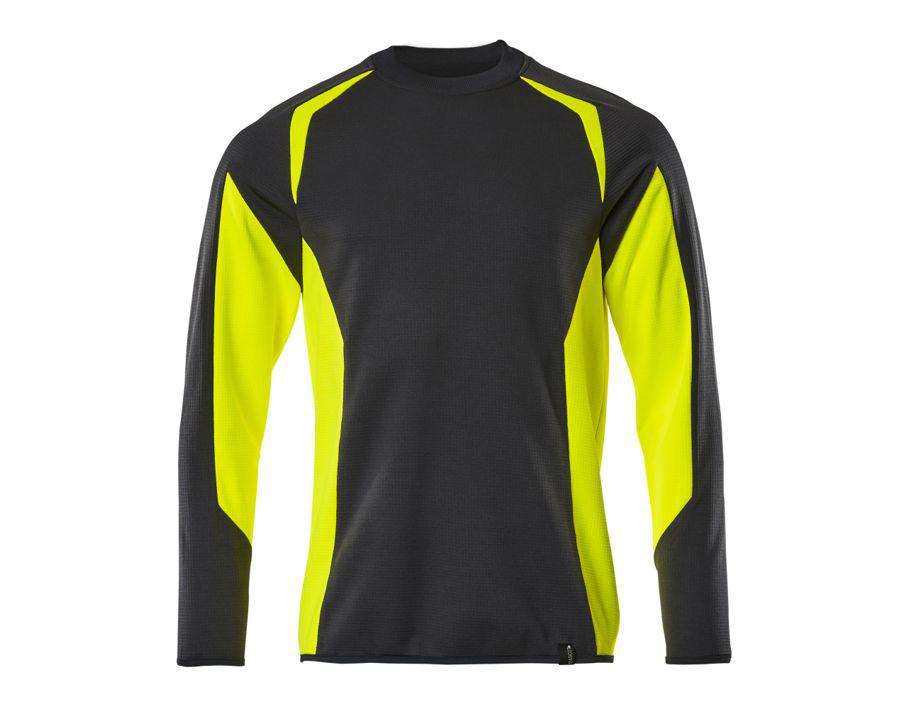 Sweatshirt ACCELERATE SAFE schwarz/hi-vis gelb