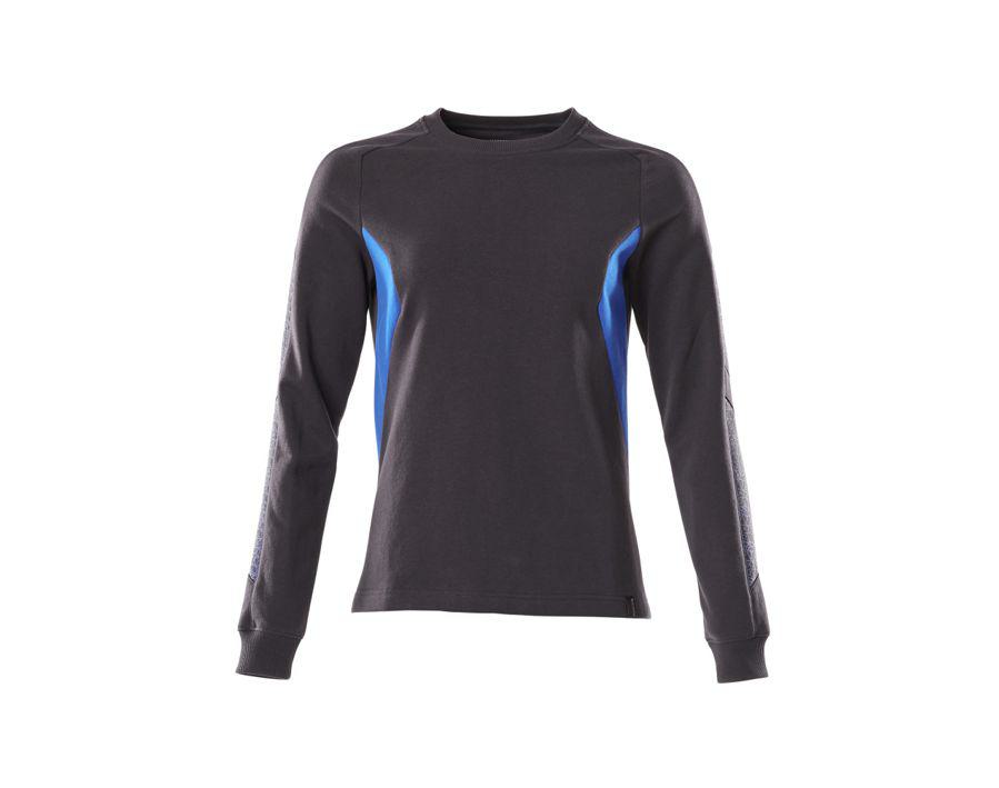 Sweatshirt ACCELERATE schwarzblau/azurblau