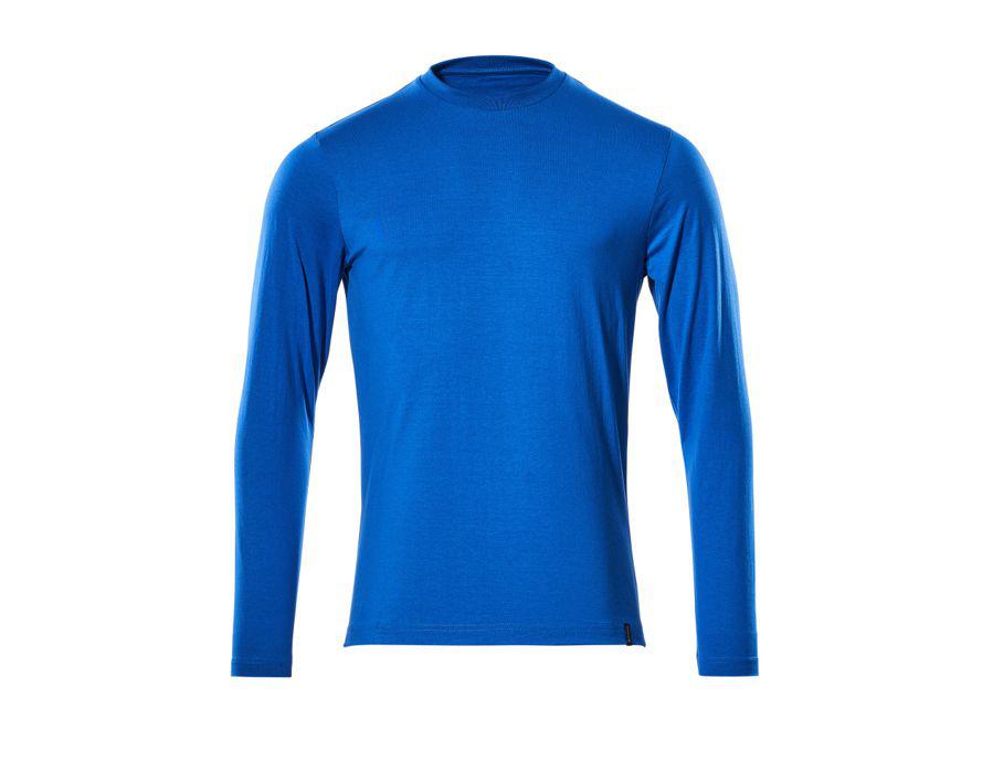 T-Shirt, Langarm CROSSOVER azurblau