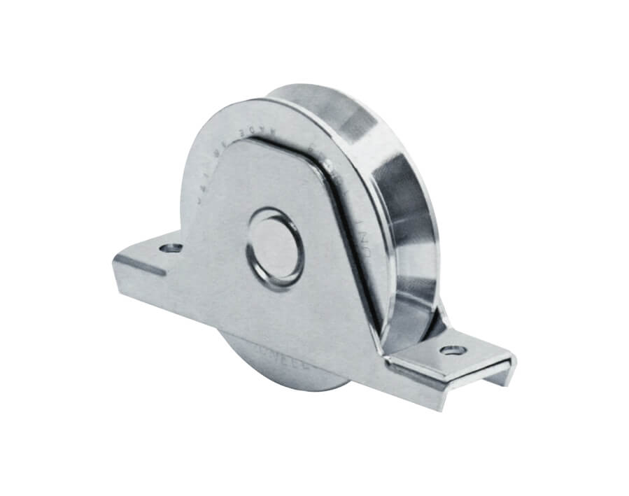 Schiebetorrolle mit interner Halterung mit V-Nut und 2 Lagern