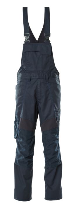 Latzhose mit Knietaschen ACCELERATE schwarzblau