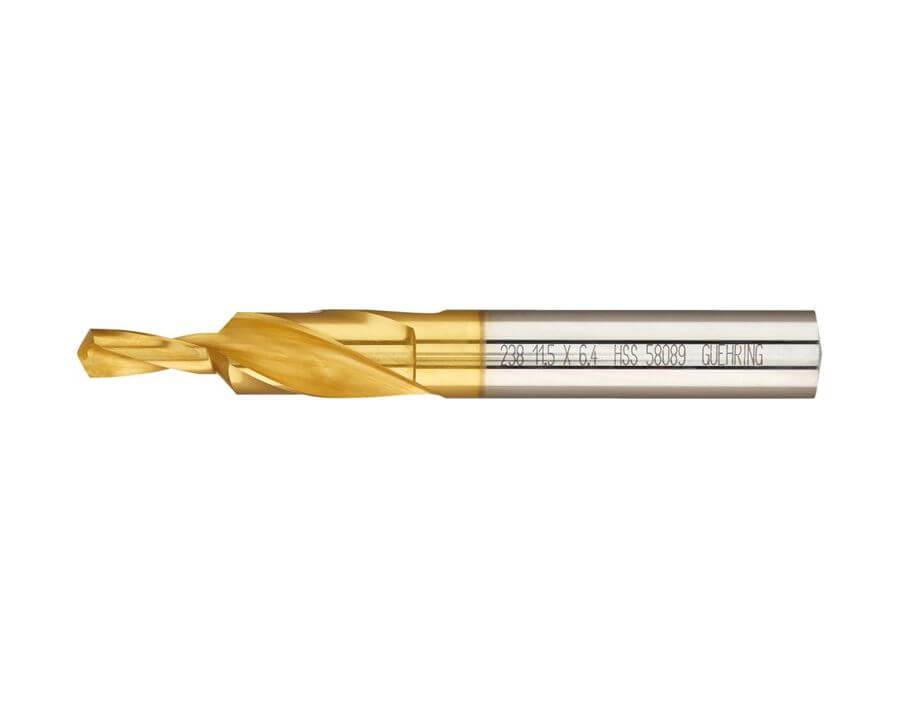 Kurzstufenbohrer 90° für Durchgangsbohrungen