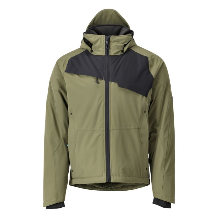 Winterjacke ADVANCED mossgrün/schwarz