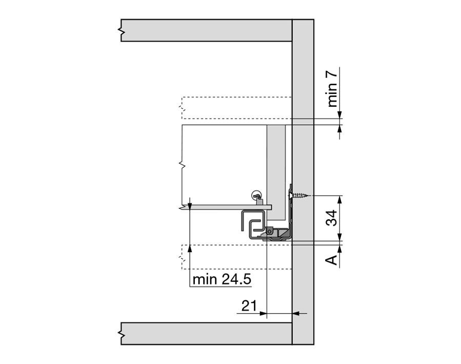 Teillauszug mit TIP-ON integriert TANDEM 