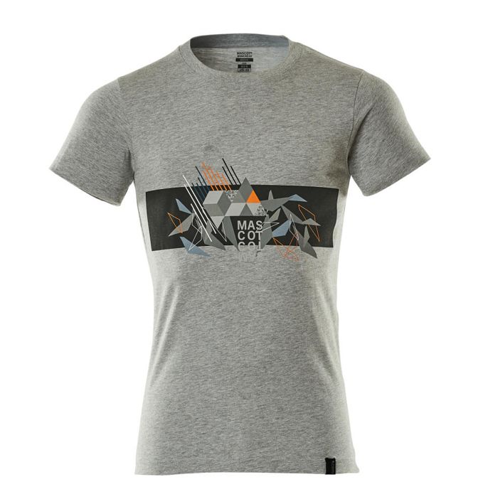 T-Shirt ACCELERATE SAFE grau/hi-vis orange