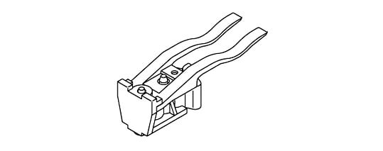 Stopper mit einstellbarer Arretierkraft zu Hawa Porta 60 / 100