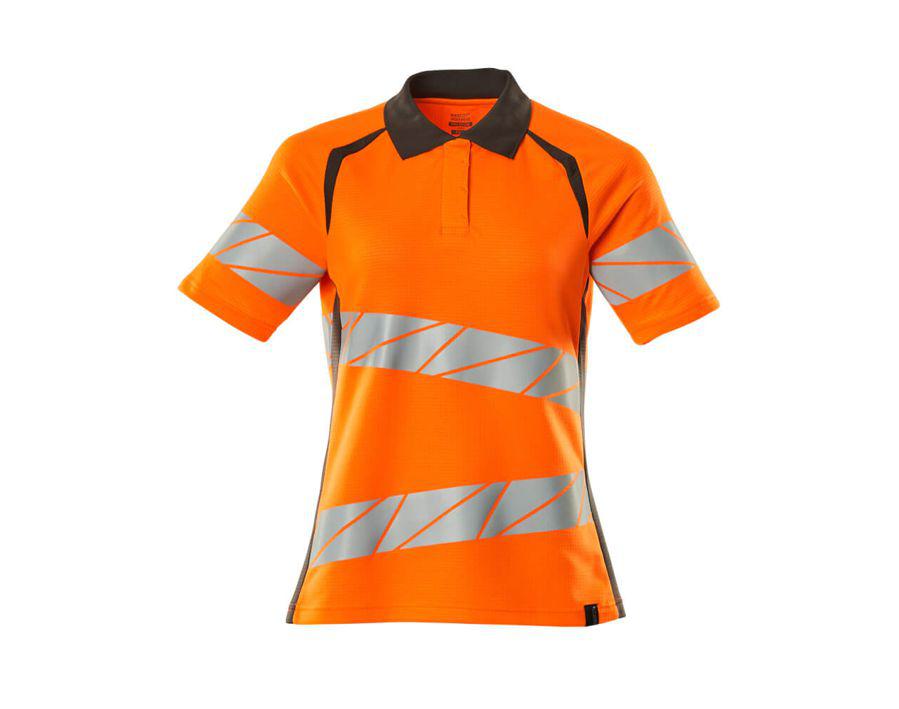 Polo-Shirt ACCELERATE SAFE hi-vis orange/dunkelanthrazit