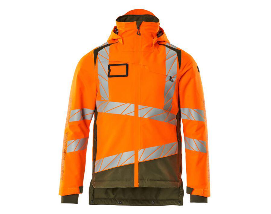 Winterjacke ACCELERATE SAFE hi-vis orange/moosgrün