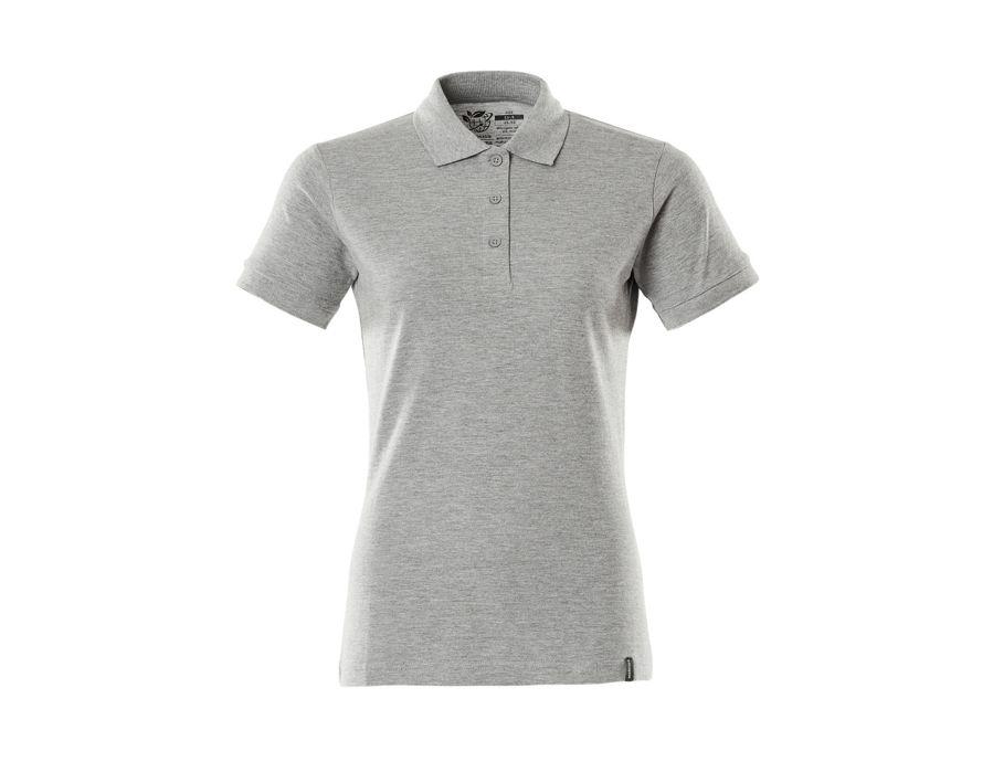 Polo-Shirt CROSSOVER grau-meliert