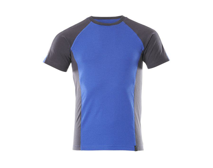 T-Shirt UNIQUE kornblau/schwarzblau